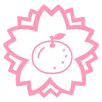 fiore bianco + mandarino