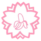 fiore bianco + banana