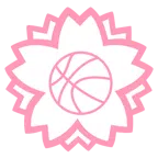 fiore bianco + palla da pallacanestro
