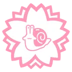 fiore bianco + lumaca