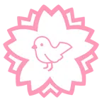 fiore bianco + uccello