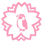 fiore bianco + pinguino