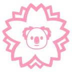 fiore bianco + koala