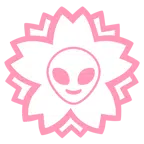 fiore bianco + alieno