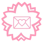 fiore bianco + lettera d’amore