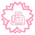 fiore bianco + fax