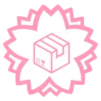 fiore bianco + pacco
