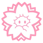 fiore bianco + testa tra le nuvole