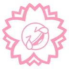 fiore bianco + ridere a crepapelle