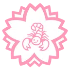 fiore bianco + scorpione
