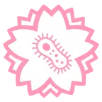 fiore bianco + microbo