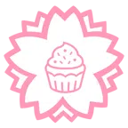 fiore bianco + cupcake