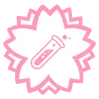 fiore bianco + provetta