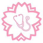fiore bianco + stetoscopio