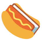 Bücherstapel + Hotdog