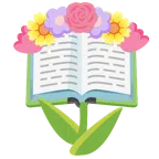 Bücherstapel + Tulpe