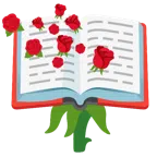 Bücherstapel + Rose