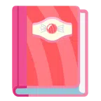 Bücherstapel + Bonbon