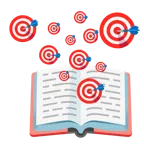 Bücherstapel + Darts