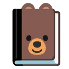 Bücherstapel + Bär