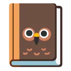 Bücherstapel + Eule