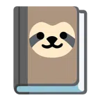 Bücherstapel + Faultier