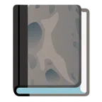 Bücherstapel + Felsen