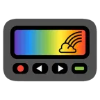 pager + tęcza