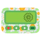 pager + kwiat