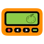 pager + mandarynka