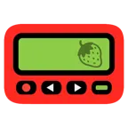 pager + truskawka