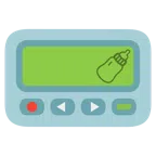 Pager + Babyflasche
