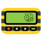 pager + pszczoła