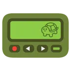 pager + żółw
