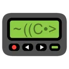 pager + głowa myszy