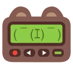 pager + głowa niedźwiedzia