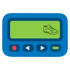 Pager + Sportschuh