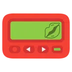 pager + ślad po pocałunku