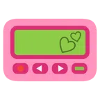 pager + dwa serca