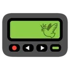 pager + gołąb