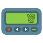 Pager + Papierkorb