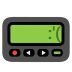 Pager + weinendes Gesicht