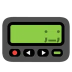 Pager + heulendes Gesicht
