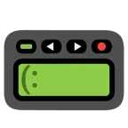 Pager + umgekehrtes Gesicht
