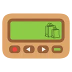 Pager + Einkaufstüten