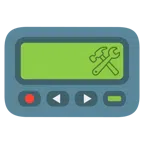 Pager + Hammer und Schraubenschlüssel