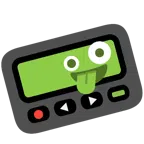 Pager + irres Gesicht