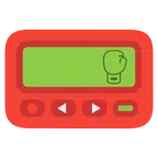 Pager + Boxhandschuh