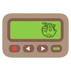 pager + leniwiec