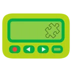 Pager + Puzzleteil